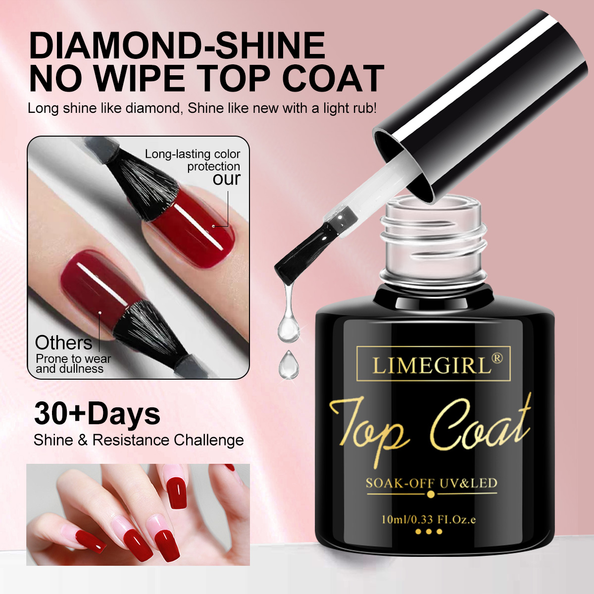 LIMEGIRL ネイルアート多機能ジェルキットソーク UV - Nail Art Ombre のレビューと価格