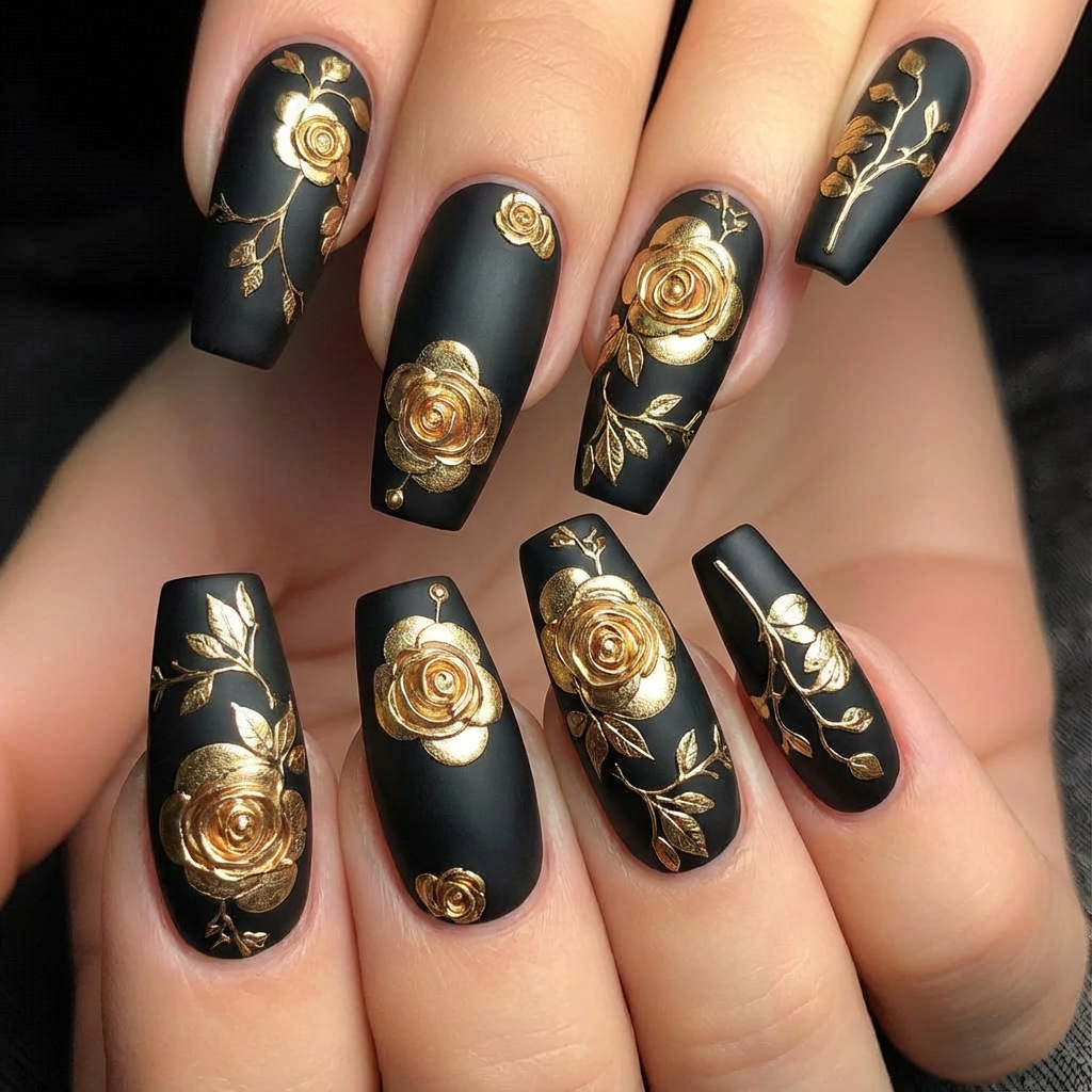 バレンタインデー用の女性・女の子向け3Dフェイクネイル、ゴー - Nail Art Press On のレビューと価格