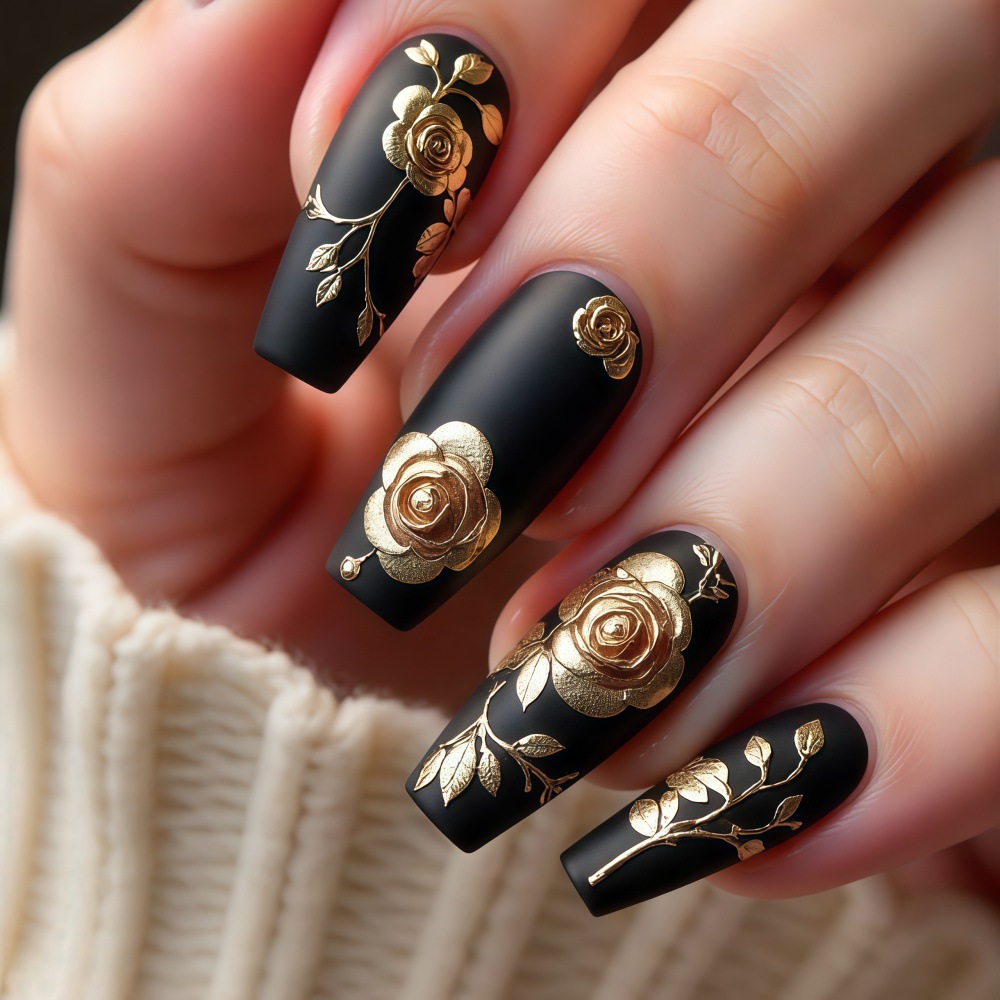 バレンタインデー用の女性・女の子向け3Dフェイクネイル、ゴー - Nail Art Press On のレビューと価格