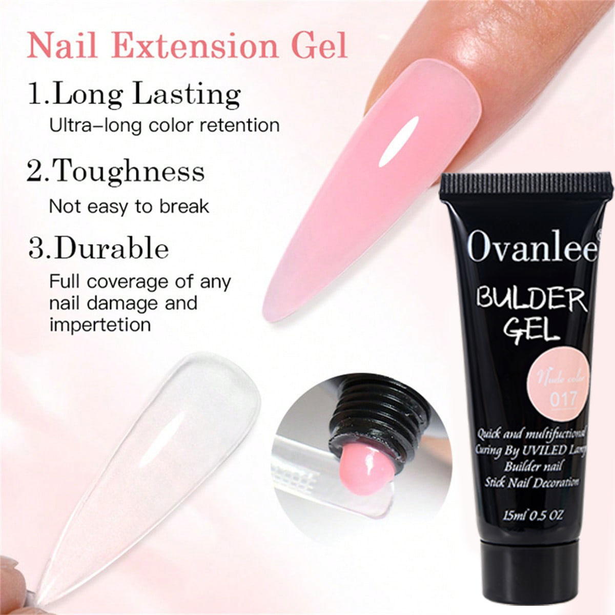 オヴァンリー 18-in-1 フォームフリー ポリジェル エ - Nail Art Ombre のレビューと価格